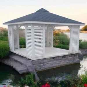 Dřevěný altán čtyřstranný e10 2