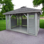 Dřevěný altán čtyřstranný e10a 10