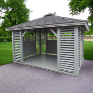 Dřevěný altán čtyřstranný e10a 10