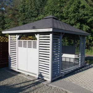 Dřevěný altán čtyřstranný e10a 2