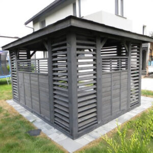 Dřevěný altán čtyřstranný e10a 3