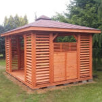 Dřevěný altán čtyřstranný e10a 4