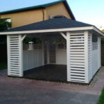 Dřevěný altán čtyřstranný e10a 6