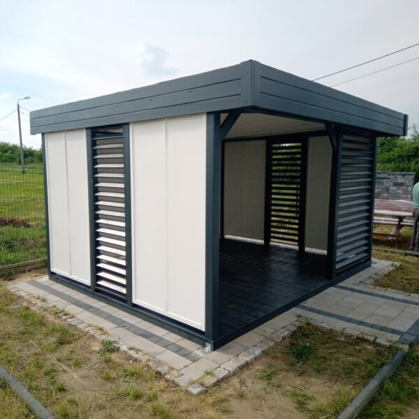 Dřevěný altán čtyřstranný f13 3