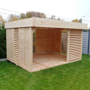 Dřevěný altán čtyřstranný f13 4