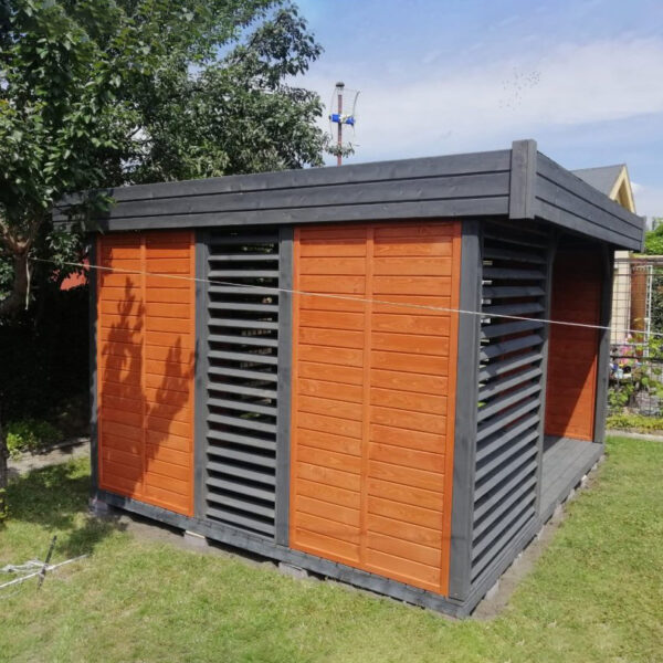 Dřevěný altán čtyřstranný f13 7