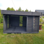 Dřevěný altán čtyřstranný f13 8