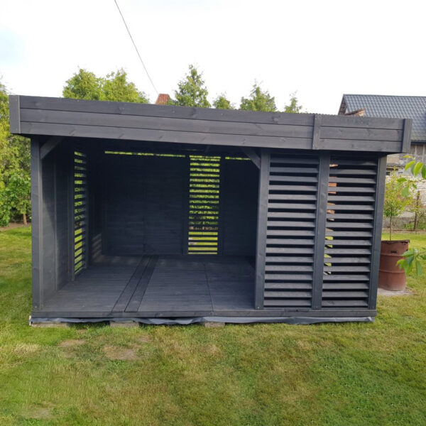 Dřevěný altán čtyřstranný f13 8