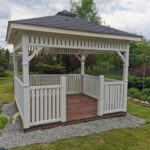 Dřevěný altán čtyřstranný g9 10