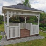 Dřevěný altán čtyřstranný g9