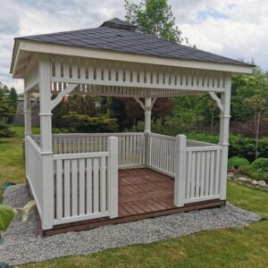 Dřevěný altán čtyřstranný g9