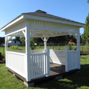 Dřevěný altán čtyřstranný g9 7
