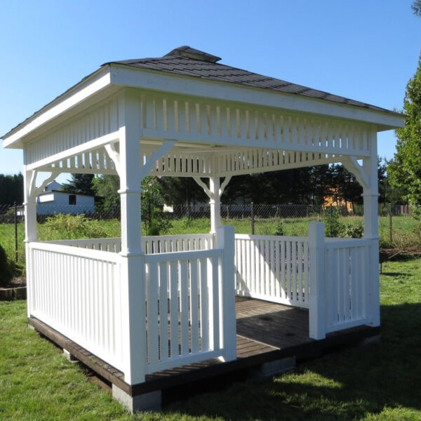 Dřevěný altán čtyřstranný g9 7