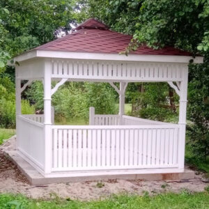 Dřevěný altán čtyřstranný g9 8