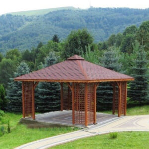 Dřevěný altán čtyřstranný h2 11