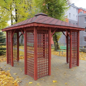 Dřevěný altán čtyřstranný h2 13