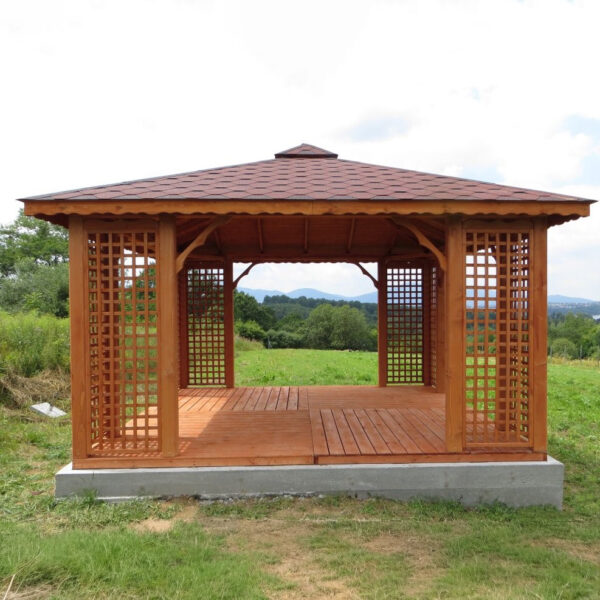 Dřevěný altán čtyřstranný h2 5