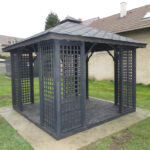 Dřevěný altán čtyřstranný h2 6