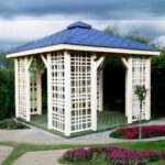 Dřevěný altán čtyřstranný h2a