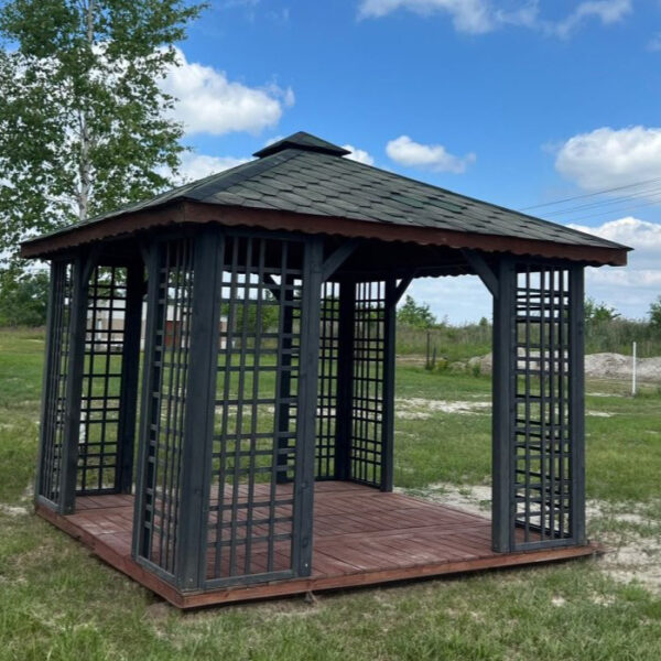 Dřevěný altán čtyřstranný h2a 2