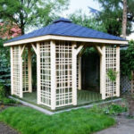 Dřevěný altán čtyřstranný h2a 3