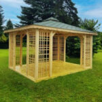 Dřevěný altán čtyřstranný h2a 5