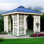 Dřevěný altán čtyřstranný h2a 6