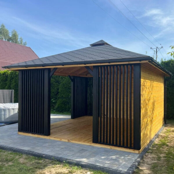 Dřevěný altán čtyřstranný i15 2