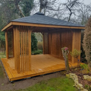 Dřevěný altán čtyřstranný i15 6