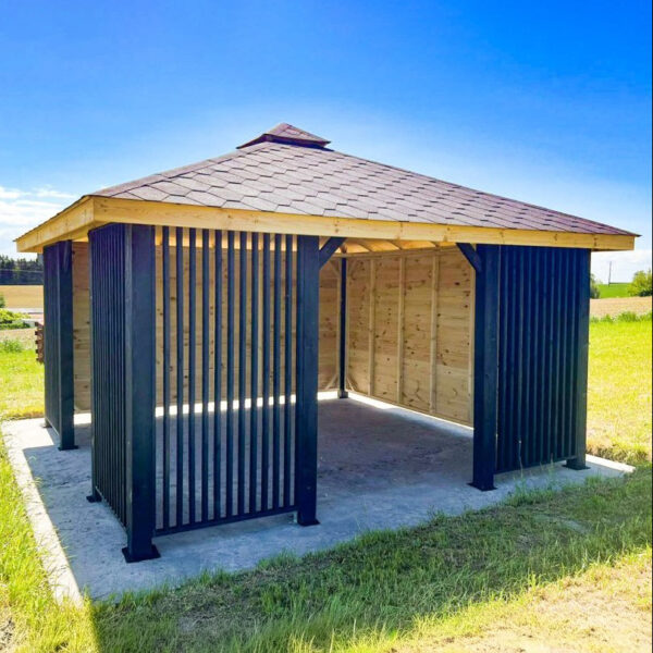 Dřevěný altán čtyřstranný i15 7