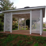 Dřevěný altán čtyřstranný j10b 11