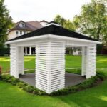 Dřevěný altán čtyřstranný j10b