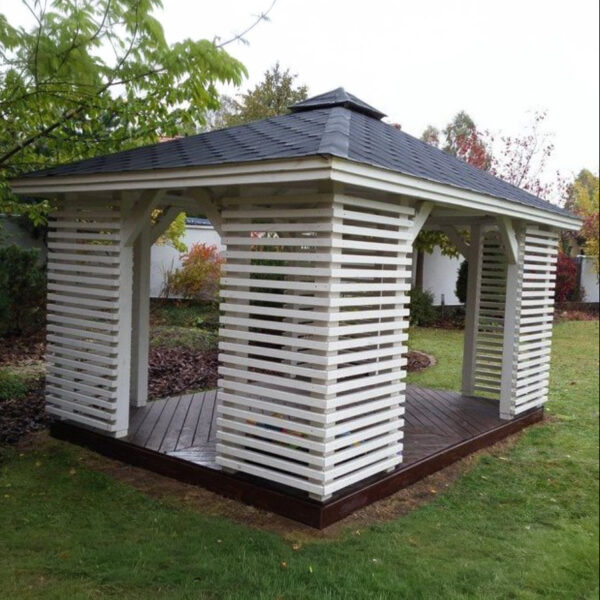 Dřevěný altán čtyřstranný j10b 4