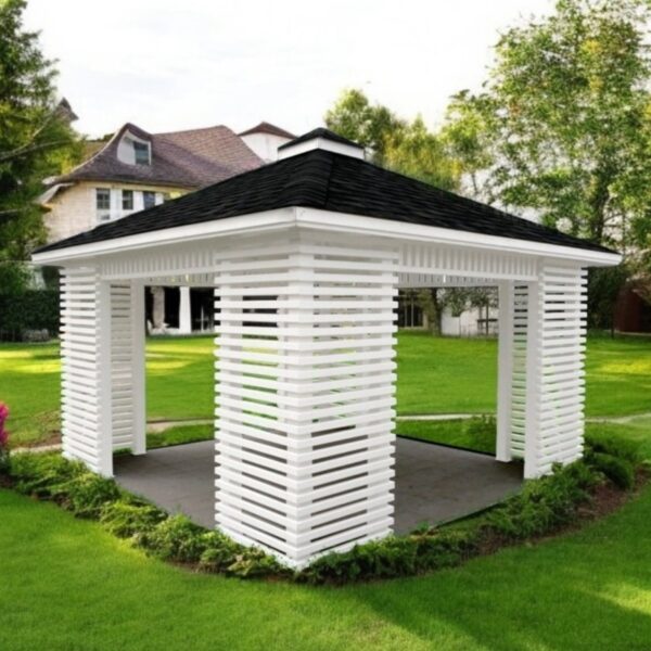 Dřevěný altán čtyřstranný j10b