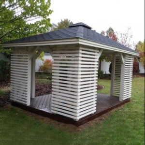 Dřevěný altán čtyřstranný j10b 7