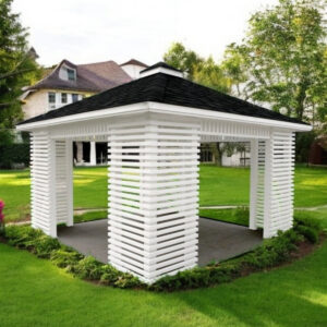 Dřevěný altán čtyřstranný j10b 9