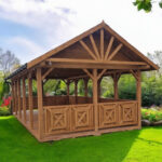 Dřevěný altán čtyřstranný party 1