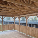 Dřevěný altán čtyřstranný party 4