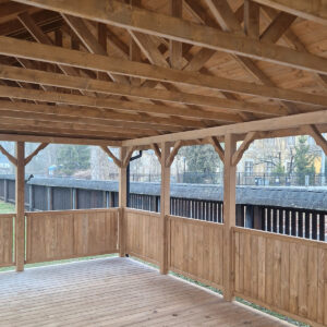 Dřevěný altán čtyřstranný party 4