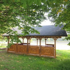Dřevěný altán čtyřstranný party 7