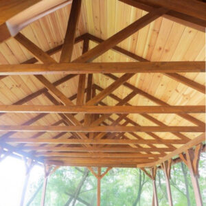 Dřevěný altán čtyřstranný party 8