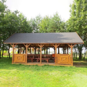 Dřevěný altán čtyřstranný party 9
