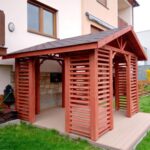 Dřevěný altán čtyřstranný sedlo