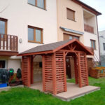 Dřevěný altán čtyřstranný sedlo 2