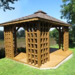 Dřevěný altán čtyřstranný tradicional