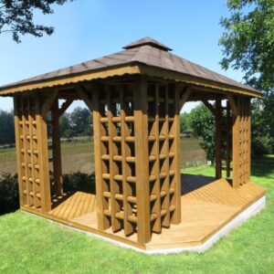 Dřevěný altán čtyřstranný tradicional