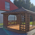 Dřevěný altán čtyřstranný tradicional 4