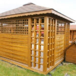 Dřevěný altán čtyřstranný tradicional 6