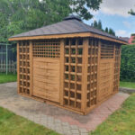 Dřevěný altán čtyřstranný tradicional 9