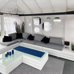 Dřevěný altán čtyřstranný výhled zimní zahrada 14 4